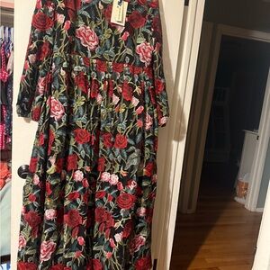 Jessakae Floral Embroidered Dress